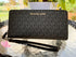 Michael Kors Jet Set Travel Continental Wallet Long Black Signature MK Michael Kors Wallets